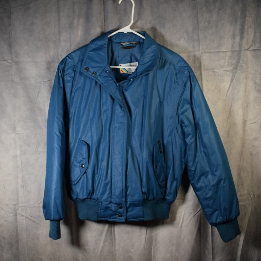 Vintage 80’s Members Only Jacket Women’s Size 15/16 Blue